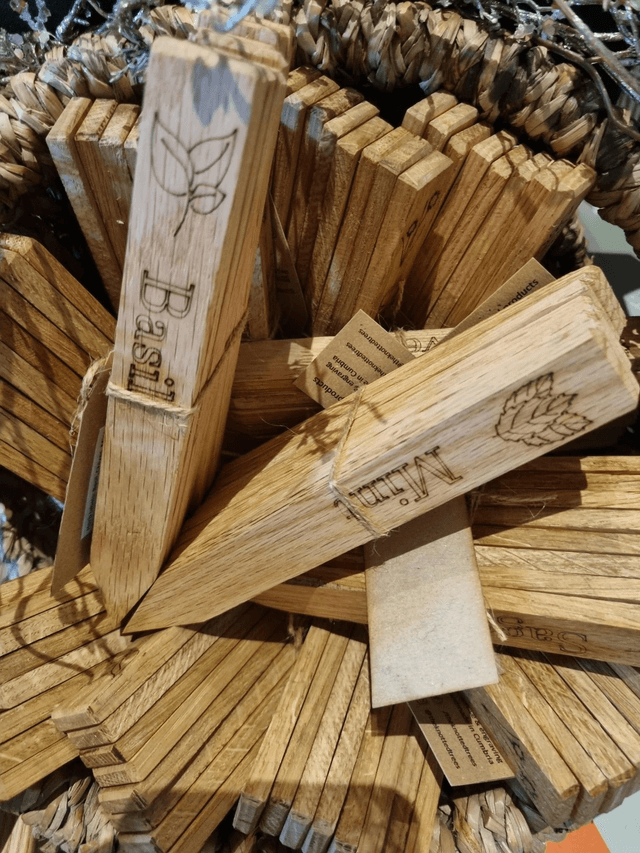 Oak Herb Labels x 8